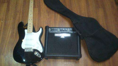 Behringer Electric quitar and 15-watts Amplifier with quitar bag